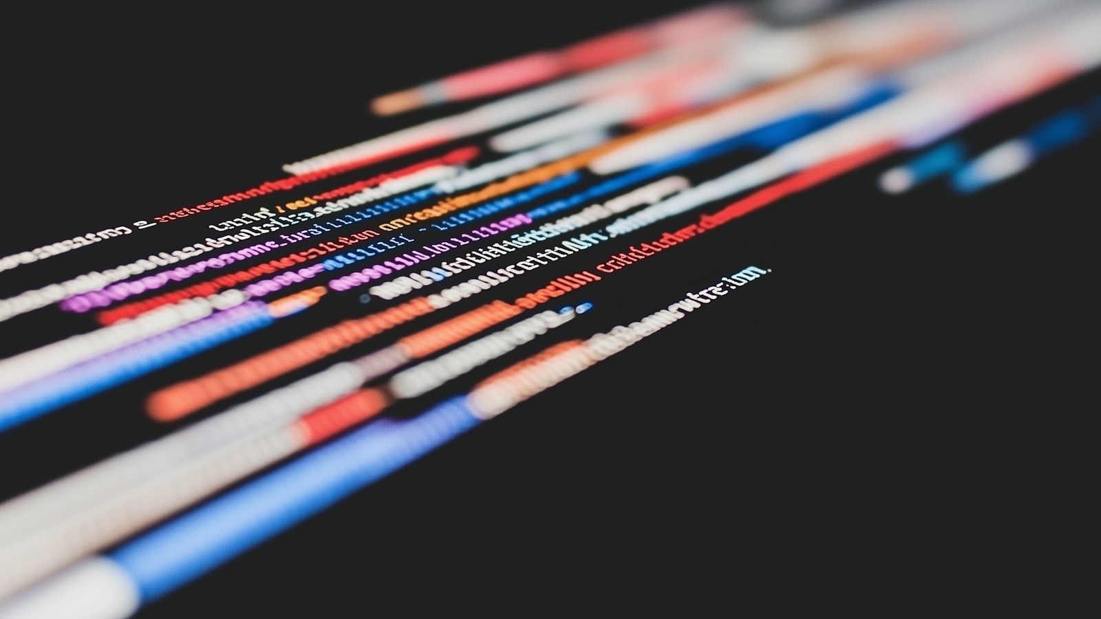 Code on a screen, representing AI assisted software development